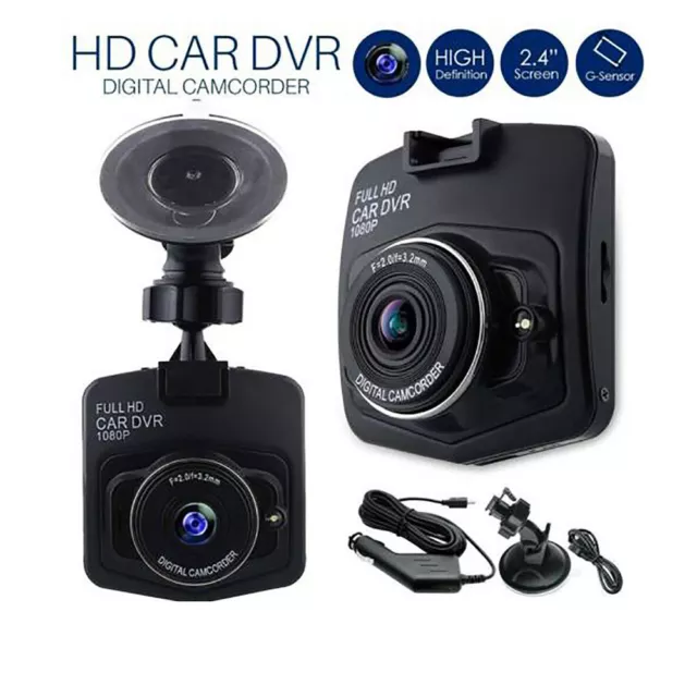 Mini HD 1080P LCD Car Dash 2.4 Inch Video Camera DVR Night Vision Recorder