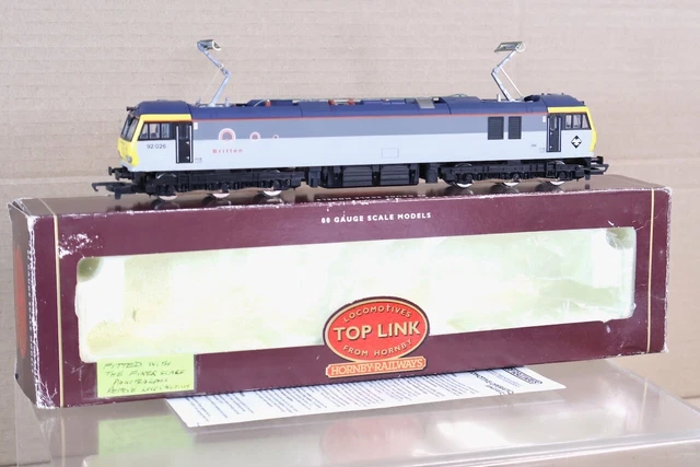 Locomotive Hornby R2035 Classe 92 – Électrique échelle OO – British Rail – Analogique
