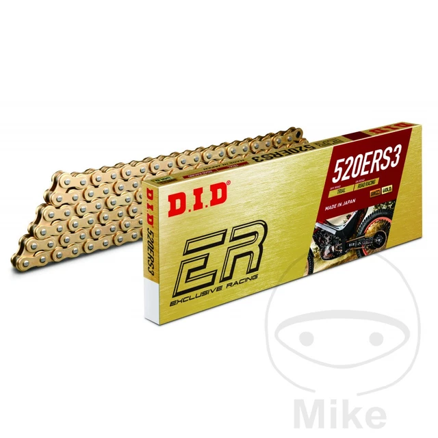Renforcée Chaîne Moto DID 520 NZ - 108 Maillons, Extra Renforcée, Fermoir à Clip, Pour Aprilia Etc. Chaîne DID 520 NZ - 11