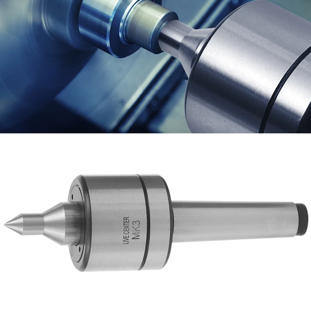 High-Speed Lathe Medium Duty CNC MK3 Live Center Morse Taper 3MK Bearing 440 lb