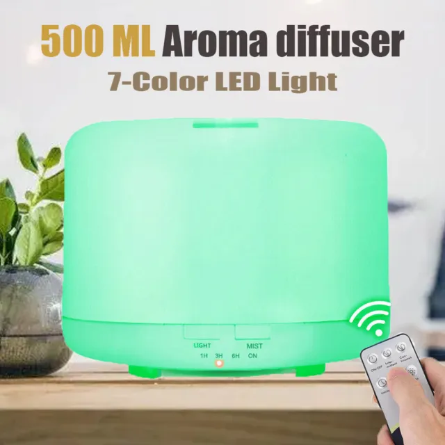 500ml Diffusers for Large Room Home Aromatherapy Oil Diffuser with Cool Mist
