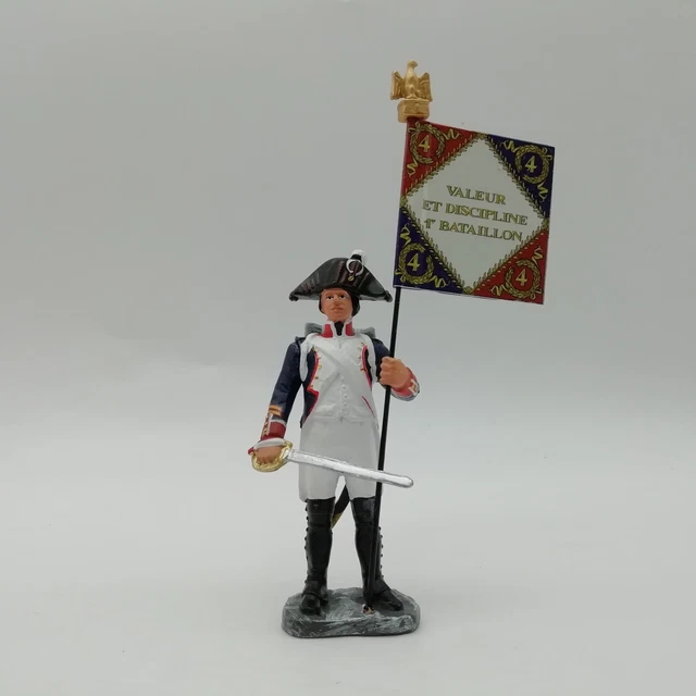 Figurine Hachette Napoléon - Porte-drapeau Des Gardes D'Honneur 1813 - Collection Plomb