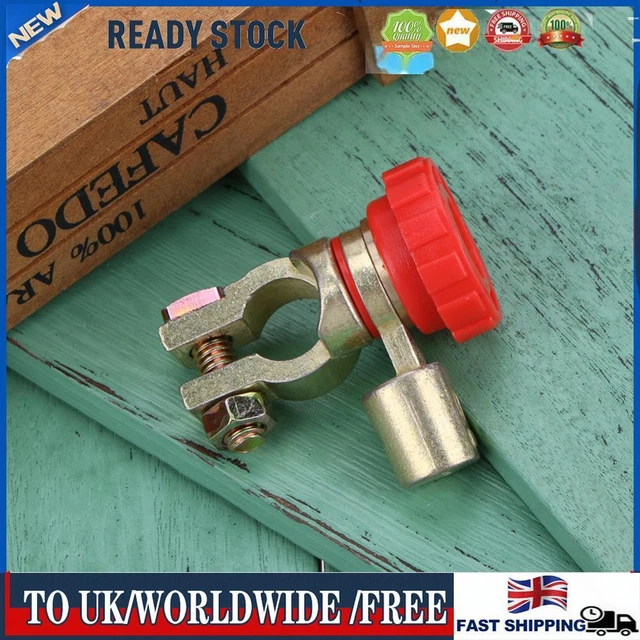 1pc Universal Car Battery Disconnect Switch Isolator Cut Off Switch 17mm