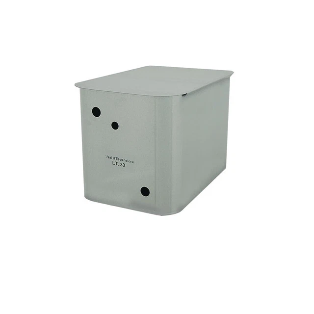 Vaso di espansione da 50lt inox 8 decimi AISI 304 aperto per termocamini e calda