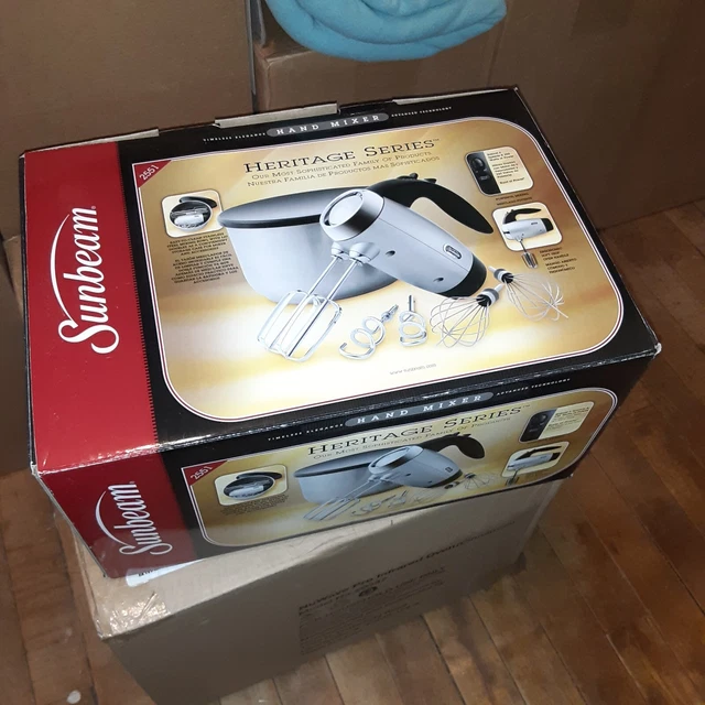 SUNBEAM HERITAGE SERIES Electric Hand Mixer ,Attachments & Bowls Model