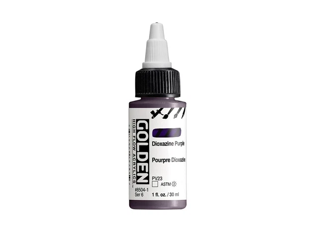 Alto Flujo Dorado: Dioxazina Púrpura (30 Ml)