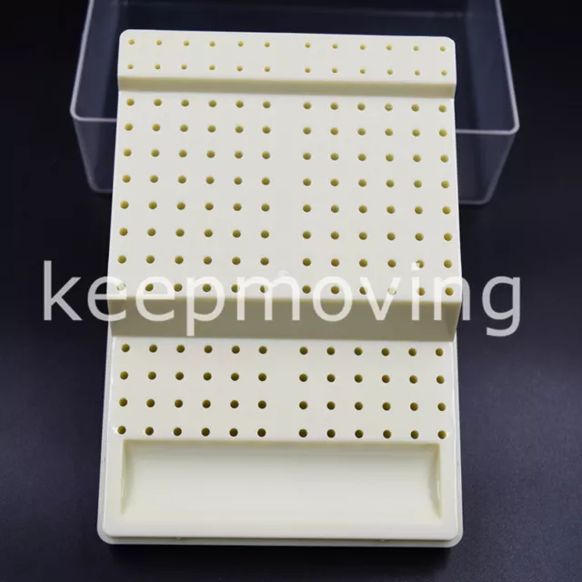 168 Löcher Dental Bur Block Halter Autoklav Sterilisator Etui Desinfektionsbox 3