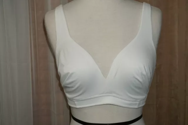 SOMA RN 79984 Embraceable Wirefree Unlined White Bra Size 36 DD