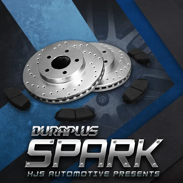 [Rear Drilled Brake Rotors Ceramic Pads] Fit 14-16 Nissan Juke Nismo RS
