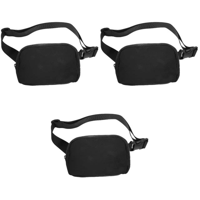 3 Count Sac De Taille Mini pochette de taille de voyage Sacs Banane Pour Hommes