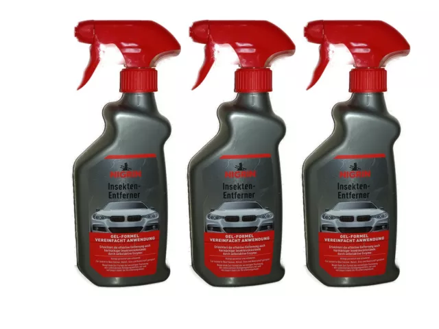 3x Nigrin Insekten-Entferner Gel-Formel Insekten-Reiniger Reinigung Spray 74986