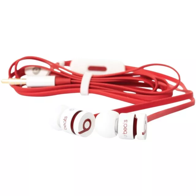 Genuine Beats By Dr Dre urBeats 2.0 In-Ear Earphone Headphones White In Red 2