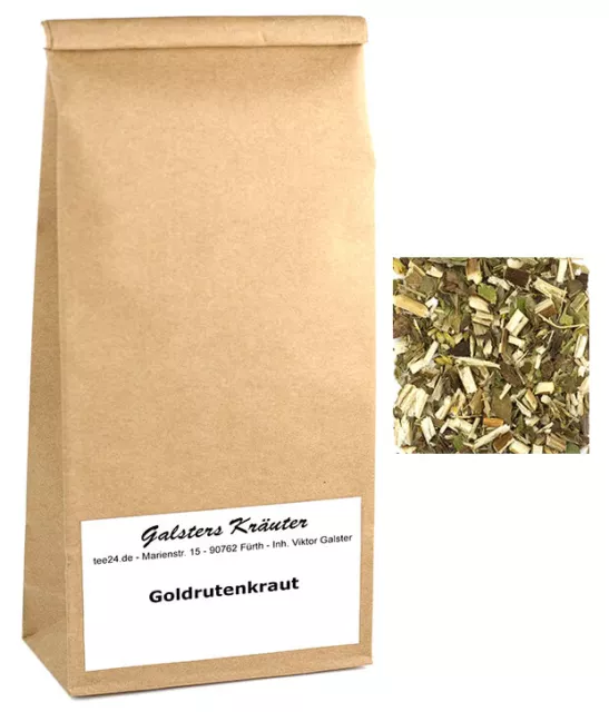 100g-1000g Goldrutenkraut Tee Goldrute Wildsammlung Goldrutentee Solidago