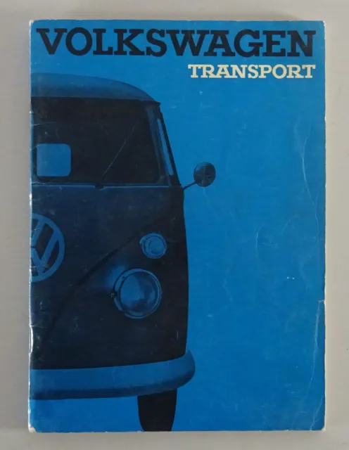 Operating instructions / manual VW bus / van T1 stand 10/1964 Swedish