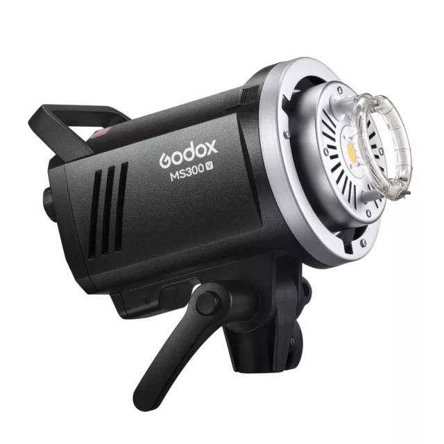 Godox MS300V 300Ws Super-Compacto Estudio Flash Estroboscópico con Lámpara de Modelado LED