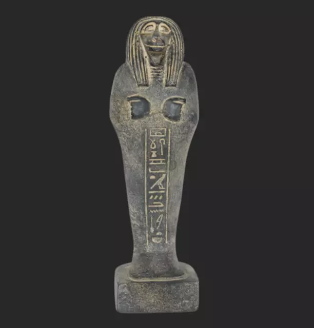 RARO ANTIGUO EGIPCIO ANTIGUO FARAÓN REAL Babuino Ushabti Estatua Siervo (BS)