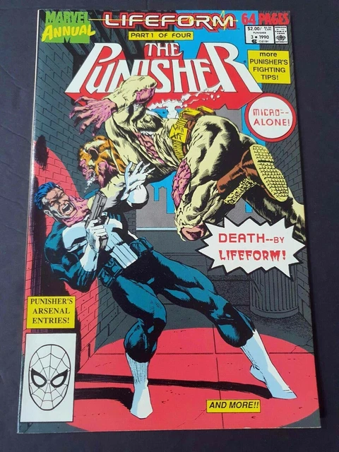 Punisher Annual  #3  Marvel Comics 1990 Vf/Nm