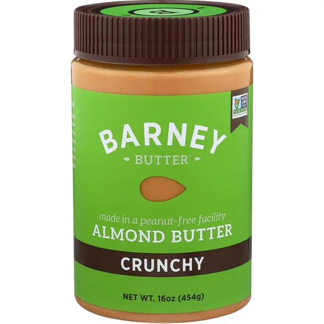 Barney Butter, Crunchy Almond Butter, Peanut Free, Pack of 6, Size - 10 OZ,