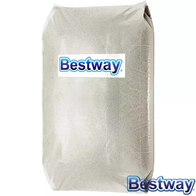 Bestway SABBIA AL QUARZO FILTRANTE PER POMPE FILTRO 0,4/0,8 mm QUARZIFERA 25 Kg