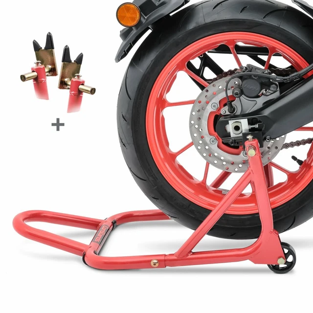 COPPIA NOTTOLINI CAVALLETTO M8 MOTO SUPPORTI IN ALLUMINIO