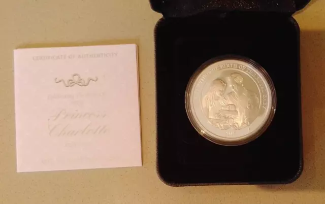 2015 Australia: Royal Birth Princess Charlotte 1Oz $1 Dollar Silver Proof Coin