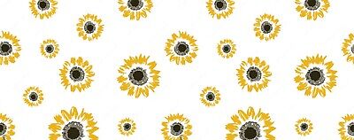 Abstract Painted Sunflowers Flower Wrap For Doc Band Helmet Baby Cranial Helmet 2