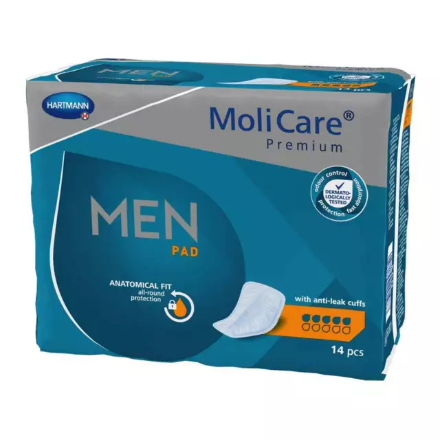 MoliCare Premium Men Pad 5 Tropfen Einlagen 168 Stück