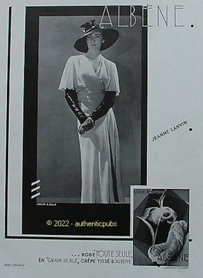 PUBLICITE TAILLEUR CHEMISIER LANVIN DE COURONNE 1963 AD 