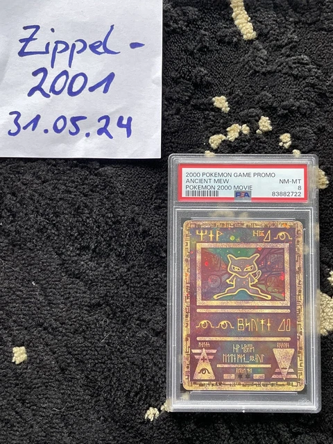 Mew Pokmon TCG Cards Ancient Mew Pokmon Promo Card  Factory Sealed From  2000 Movie, Japanese Holo, Near Mint Condition Ancient Mew Pokmon TCG Cards