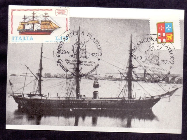 Photo Carte Postale Marine – Cuirassé Italien Caracciolo – Italie