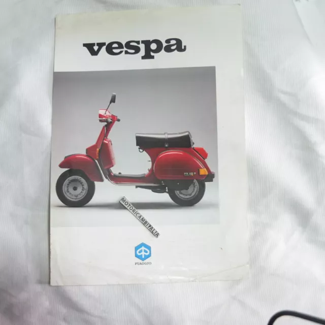 PER Vespa px 1256 150 200 scooter pubblicità brochure opuscolo depliant
