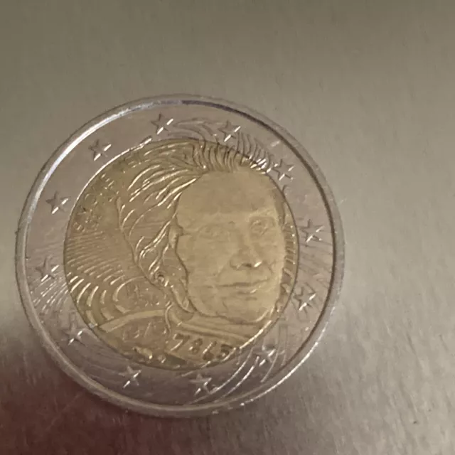 Pièce De 2 Euros Rare SIMONE VEIL