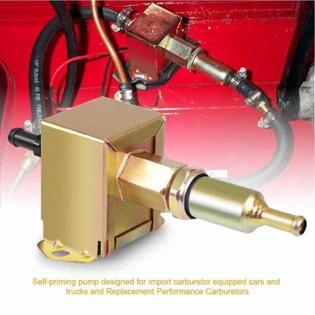 4-7 PSI Universal Fuel Pump Inline Petrol Diesel Low Pressure 12V Facet style AU