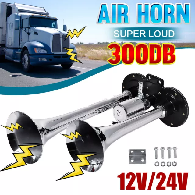 HD Universal 300DB Laut Auto Air Horn 12V Trompete Super Zug Horn