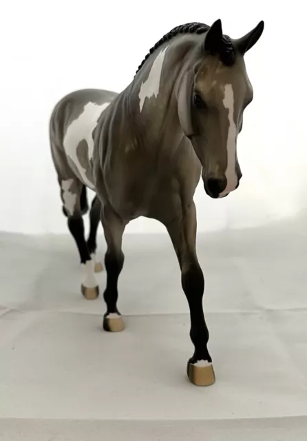 Peter Stone OOAK DAH Irish Draft Gray Pinto GORGEOUS