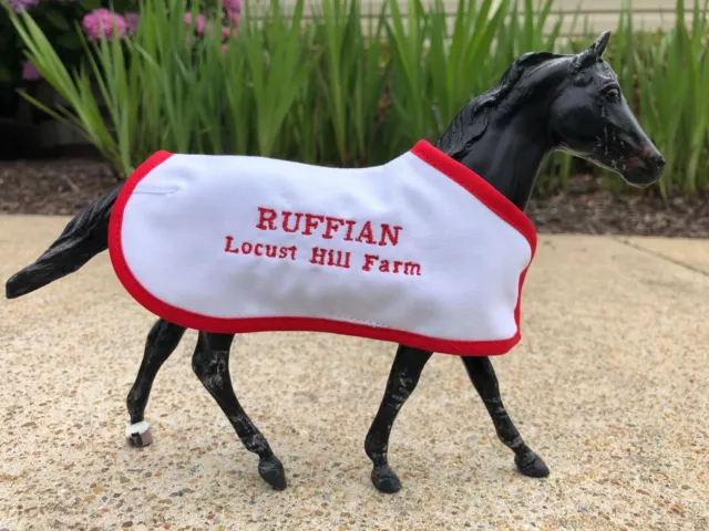 RUFFIAN blanket for Breyer Classic Freedom series thoroughbred race horse