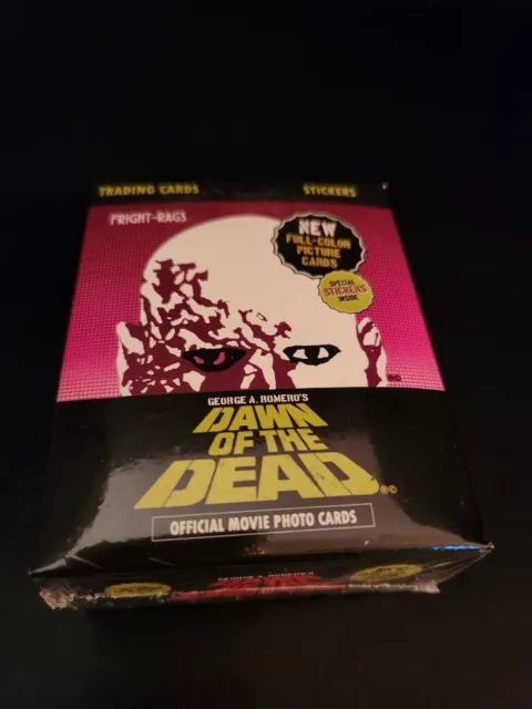 Fright Rags Dawn of the Dead Sealed Factory Box Set Trading Cards