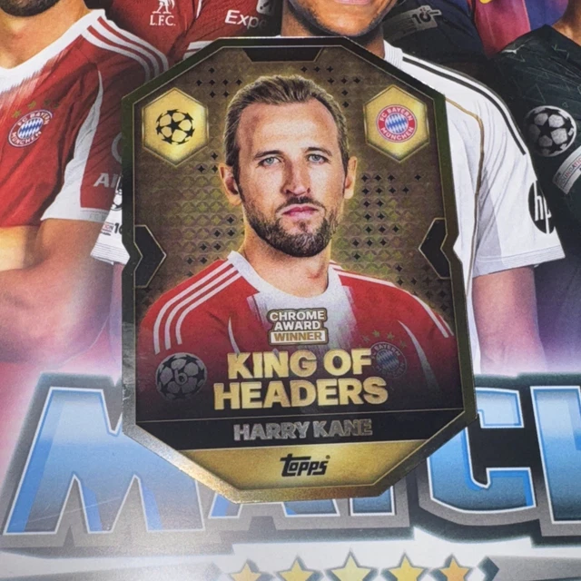 TOPPS MATCH ATTAX 2025 26 2026 Chrome Award Winner Harry Kane Bayern topps-match-attax-2025-26-2026-chrome-award-winner-harry-kane-bayern