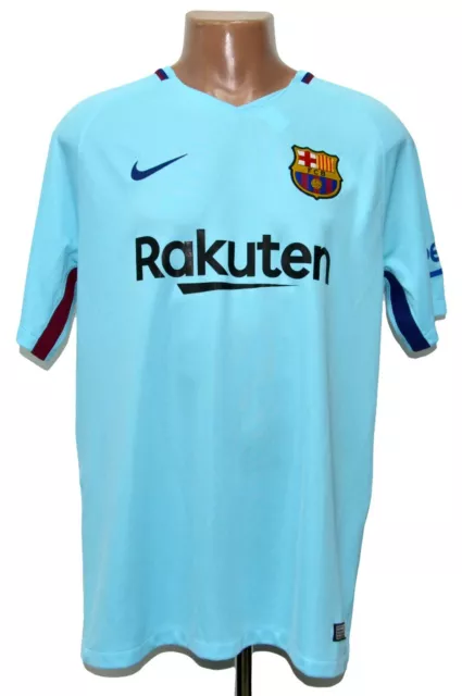 Barcelona Spain 2017/2018 Away Football Shirt Jersey Nike Size L