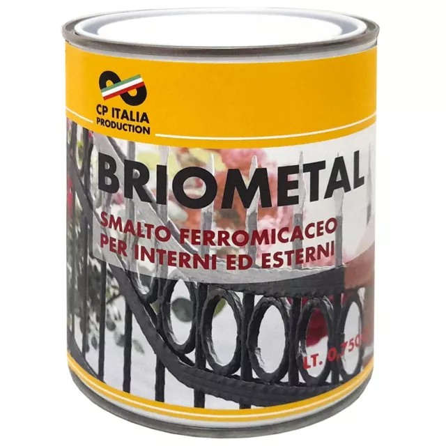 Smalto Micaceo Grosso Briometal Gr. Chiaro 0,750 6 Pz