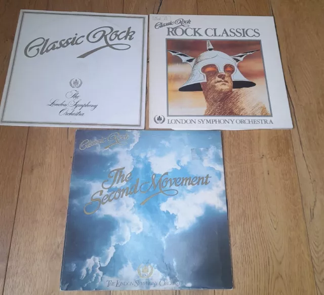 Job Lot of 3 x London Symphony Orchestra Classic Rock 12" Vinyl Lps