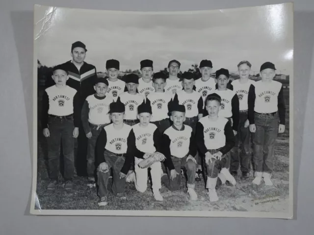 c1960s-70s Photo Northwest Davenport Little League Baseball Team Davenport IA US