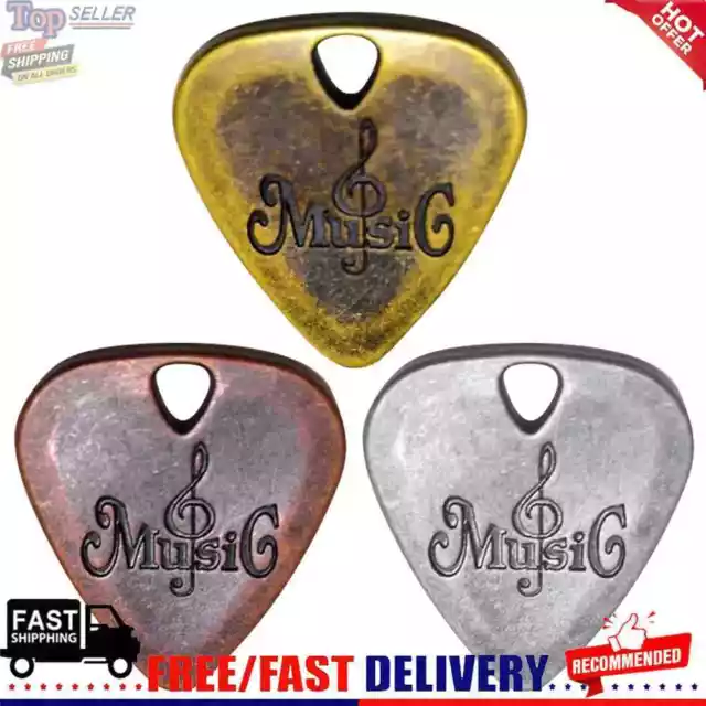 Metal Pick Zinc Alloy Pick Plectrum for Electric Guitar Musical Instrument Parts