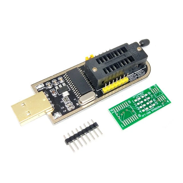 High Quality CH341A 24 25 Series EEPROM Flash BIOS USB Programmer with 3 LEDs