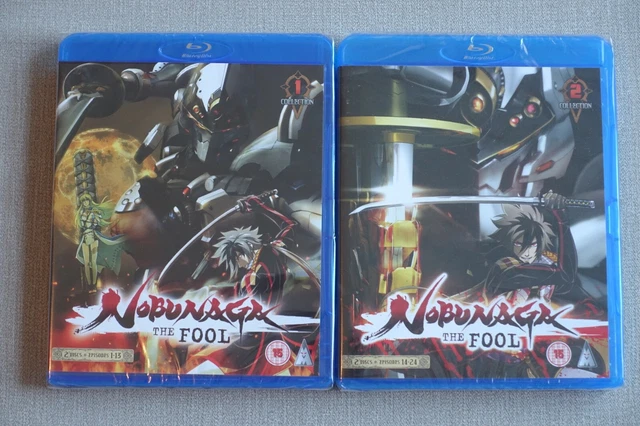 NOBUNAGA THE FOOL Complete Series Part 1 & 2 Blu-ray New & Sealed ANIME