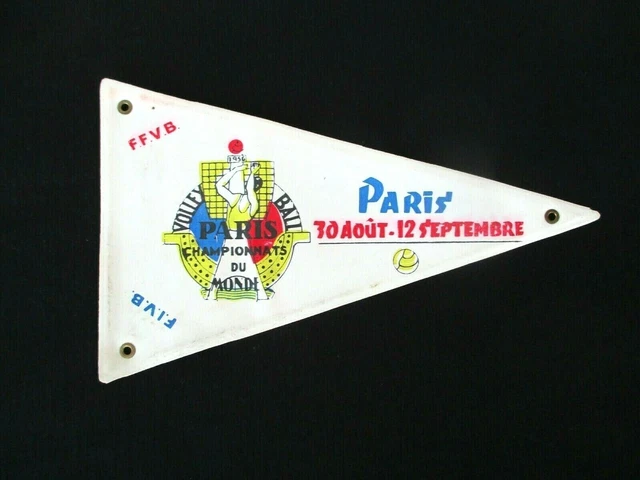 Fanion Wimpel Pennant 1971 CHAMPIONNAT EUROPE JUNIOR VOLLEYBALL SPAIN VOLEIBOL