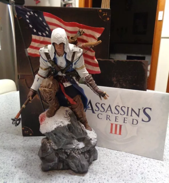 Assassin's Creed III Limited Edition Statue Connor Kenway Flag UBIsoft