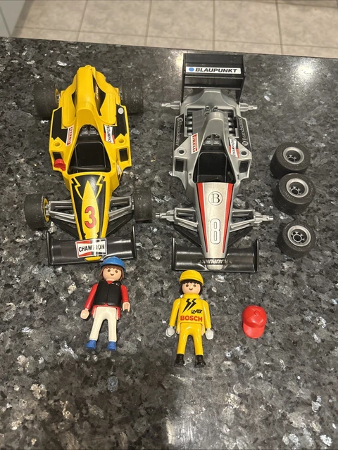 Ancien Playmobil 3091 Formule 1 - Voiture De Course Rare De 1999 à 2001, Collection