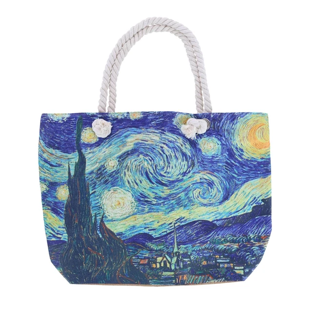 New Love of Fashion Women's Vincent Van Gogh Starry Night Print Tote Bag