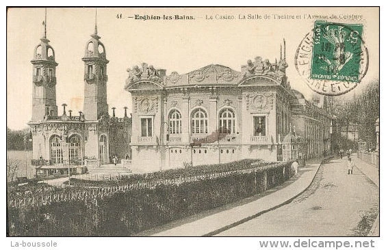 95 ENGHEIN LES BAINS - le casino , avenue de la ceinture.